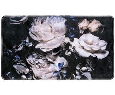 Wenko Wanneneinlage Peony Antirutsch-Badewannenmatte mit Saugnäpfen, Kunststoff (TPR), Mehrfarbig, 70 x 40 cm