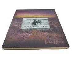 Souvenir Holz-Bilderrahmen für Zuhause, Wand, Tisch, Schreibtisch New Mexico