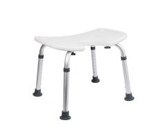 Bisk Pro Duschsitz, Aluminium ABS, weiß