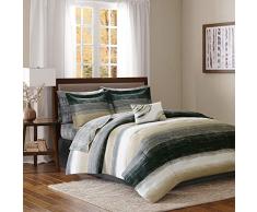 Madison Park Essentials Saben komplett Bett und-Bettlaken-Set, Taupe, King
