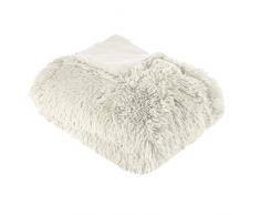 Eurofirany Tagesdecke, Polyester, Creme, 200 cm x 220 cm