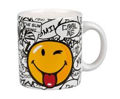 Könitz Kaffeebecher, Keramik, Mehrfarbig, 12 x 8.5 x 9.5 cm