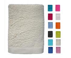 DHestia Handtuch-Set für Bad und Dusche, 100% Baumwolle, 500 g/m Größen erhältlich, Farbe: Taupe, 70 x 140 cm (2 Stück, 70 x 140 cm)