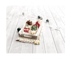 Kaiser Ausstechformen Frohes Fest Weihnachtsmann, Edelstahl rostfrei