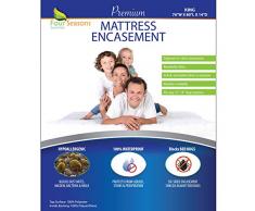 Four Seasons Essentials Matratze umgreifung, Polyester, weiß, Kingsize