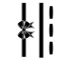 A7 Karte, io Schleife Bordüre Stempel