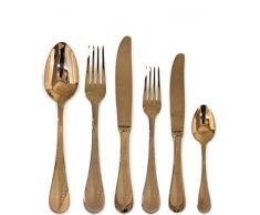 MEPRA Caccia Bronzo Besteck, 36 Stück