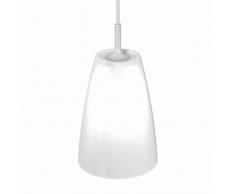 Nordlux 83223001 Pendelleuchte, Glas, silber