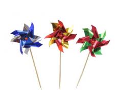 IMS Party 301081 Sticks Windrad, 8-Flügel, 175 mm, 50 Stück/Box