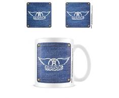 Aerosmith MG25895 Tasse aus Keramik, 11oz, 315 ml (Denim)