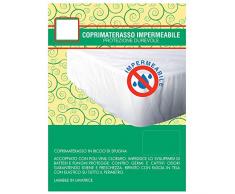 Magie Casa Matratzenschoner Orchidee, wasserdicht 170 x 195 cm Bianco