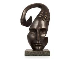 Arte Dal Mondo Bronze Skulptur, Braun