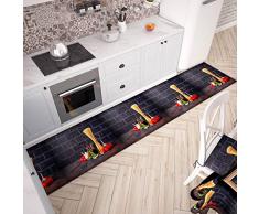 PETTI Artigiani Italiani Teppich für Küche 52x100 cm Pasta 1