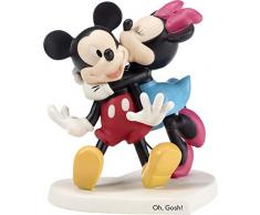Precious Moments Disney Mickey and Minnie Figurine Figur, Porzellan, Mehrfarbig, One Size