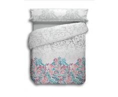 Stilia Bettwäsche-Set, 3-teilig, Grau, für Bett 135 cm, 220 x 240 cm