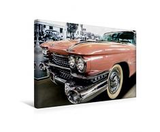 Premium Textil-Leinwand 45 x 30 cm Quer-Format Retro Auto - USA | Wandbild, HD-Bild auf Keilrahmen, Fertigbild auf hochwertigem Vlies, Leinwanddruck von Autofreund