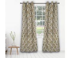 Duck River Textile Rhys Maschinenwaschbar in kaltem Wasser, nur chlorfreie Bleichmittel verwenden, bei niedriger Temperatur trocknen und bei Bedarf warm bügeln, Multi, 38x84 (2 Pieces)