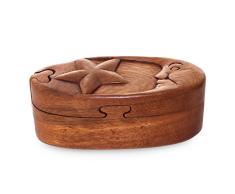 Novica Sweet Night Holz Puzzle Box