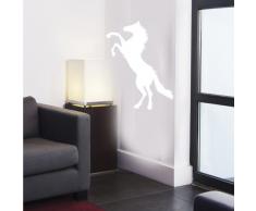 INDIGOS 4052166132831 Wandtattoo W603 Tribal schönes stehendes Pferd Wandaufkleber 80 x 61 cm, weiß
