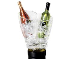 Solide Crystal Clear Acryl Flaschenverschluss mit luftdichter Silikonabdichtung (Vino Duo)