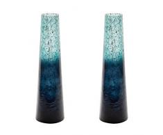 Elk Emerald Ombre Snorkle Vase, Glas, Green L x 4 W x 16 H
