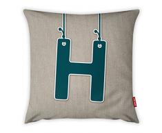 Bonamaison Dekorativ Kissenhülle, Kissenbezug, Zierkissenbezug, Wohnkultur, Für Sofa, Kaffeestube, Größe: 45X45 cm - Entworfen und hergestellt in der Türkei