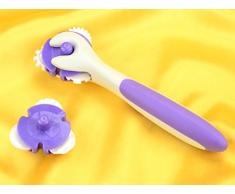 Teigschaber 12669Â Detail Design-Kunststoff-Schneidrad 12Â x 23Â x 4Â cm violett