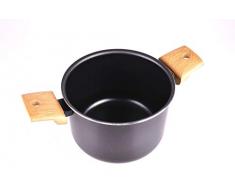 Moneta Währung Natural Kochtopf antihaft, Aluminium, schwarz