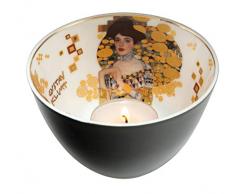 Goebel Artis Orbis Teelichthalter, Porzellan, Mehrfarbig, 7.5x7.5x7.5 cm