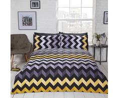 Rapport Bettwäsche-Set 3-D-Effekt, Ockerfarben, Einzelbett