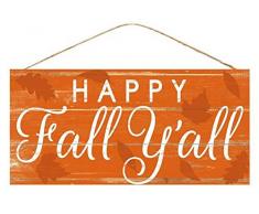 GiftWrap Etc. Geschenkpapier usw. Schild-Variation 12.5 x 6 Happy Fall Yall