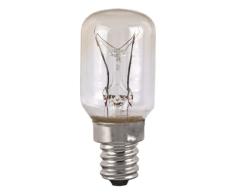 Xavax Spezialglühlampe für Kühlgeräte, Gefriermöbel, Flaschenkühler, Birnenform, Dimmbar, Fassung E14, 15 Watt, Warmweiß