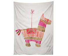 Society6 Cat Coquillette Pinata Pink and Rose Gold Wandteppich, Mehrfarbig, 50 x 60