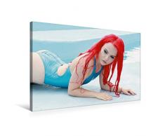 Calvendo Premium Textil-Leinwand 75 cm x 50 cm Quer, Ein Motiv aus Dem Kalender SommermÃ¤dchen - Sexy Summer Girls | Wandbild, Bild auf Keilrahmen, Fertigbild Leinwand, Leinwanddruck Menschen Menschen