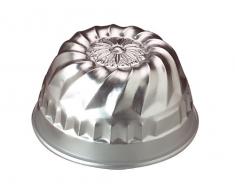 Agnelli Töpfe Backform Americano ohne Schlauch, Durchmesser 18 cm, Aluminium, Silber