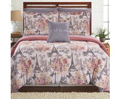 Caen Bettwäsche-Set für Doppelbett, Bedruckt, 6-teilig