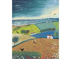 Jo Grundy Leinwanddruck, Polyester, Mehrfarbig, 40 x 50 cm