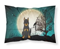 Caroline s Treasures bb2270pillowcase Halloween Scary Beauce Schäferhund Stoff Kissenbezüge, Standard, Multicolor