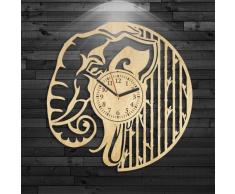Elefant Holzuhr, Elefant Ornament Holzuhr, Wanduhr, moderne Tier-Geschenk für Kinder, Elefant Geschenk für Mädchen, Wanduhr Vintage, Elefant Geschenk für Jungen, niedliches Geburtstagsgeschenk, Elefantenuhr