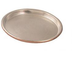 Vigor Blinky 94080–30 rund Backblech in verzinnt Kupfer, 3 cm Rand, 30 cm in Durchmesser