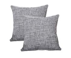 Dekorativ Kissenbezug Kissenhülle - 2 Pack 45 X 45 cm Set Kissen Fall für Sofa Schlafzimmer Auto