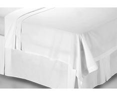 Belledorm Bettlaken für Einzelbett 50/50 Baumwolle/Polyester Fadendichte 200 Weiß