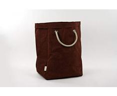 B&P Italia Wäschesack, Griff aus Baumwolle 60cm rot