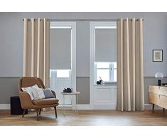 Schöner Wohnen Ösenvorhang nach Maß Creme, 300L/130W, SW-Ribbon verfügbar - Andere Größen verfügbar