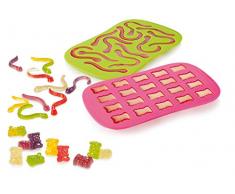 Tescoma 629580 Silikonform für Süßigkeiten, Rosa/Grün