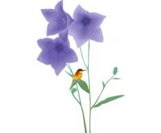 Indigos 4051719736649 Wandtattoo MF213 schÃ¶ne Blume und Vogel 96 x 63 cm