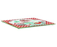 Easy Life 452 Cook Schneidebrett, Glas, Mehrfarbig, 40 x 30 x 0,5 cm
