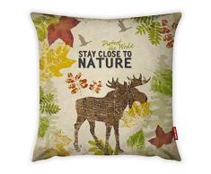 Bonamaison Dekorativ Kissenhülle, Kissenbezug, Zierkissenbezug, Wohnkultur, Für Sofa, Kaffeestube, Größe: 45X45 cm - Entworfen und hergestellt in der Türkei