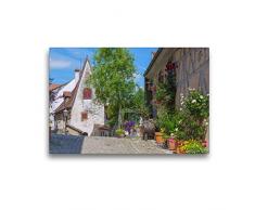 Premium Textil-Leinwand 45 x 30 cm Quer-Format Romantisches Sulzfeld | Wandbild, HD-Bild auf Keilrahmen, Fertigbild auf hochwertigem Vlies, Leinwanddruck von Hanna Wagner