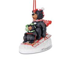 Cape Shore Bears Schlitten Winter Schlitten Ornament Weihnachten Dekoration